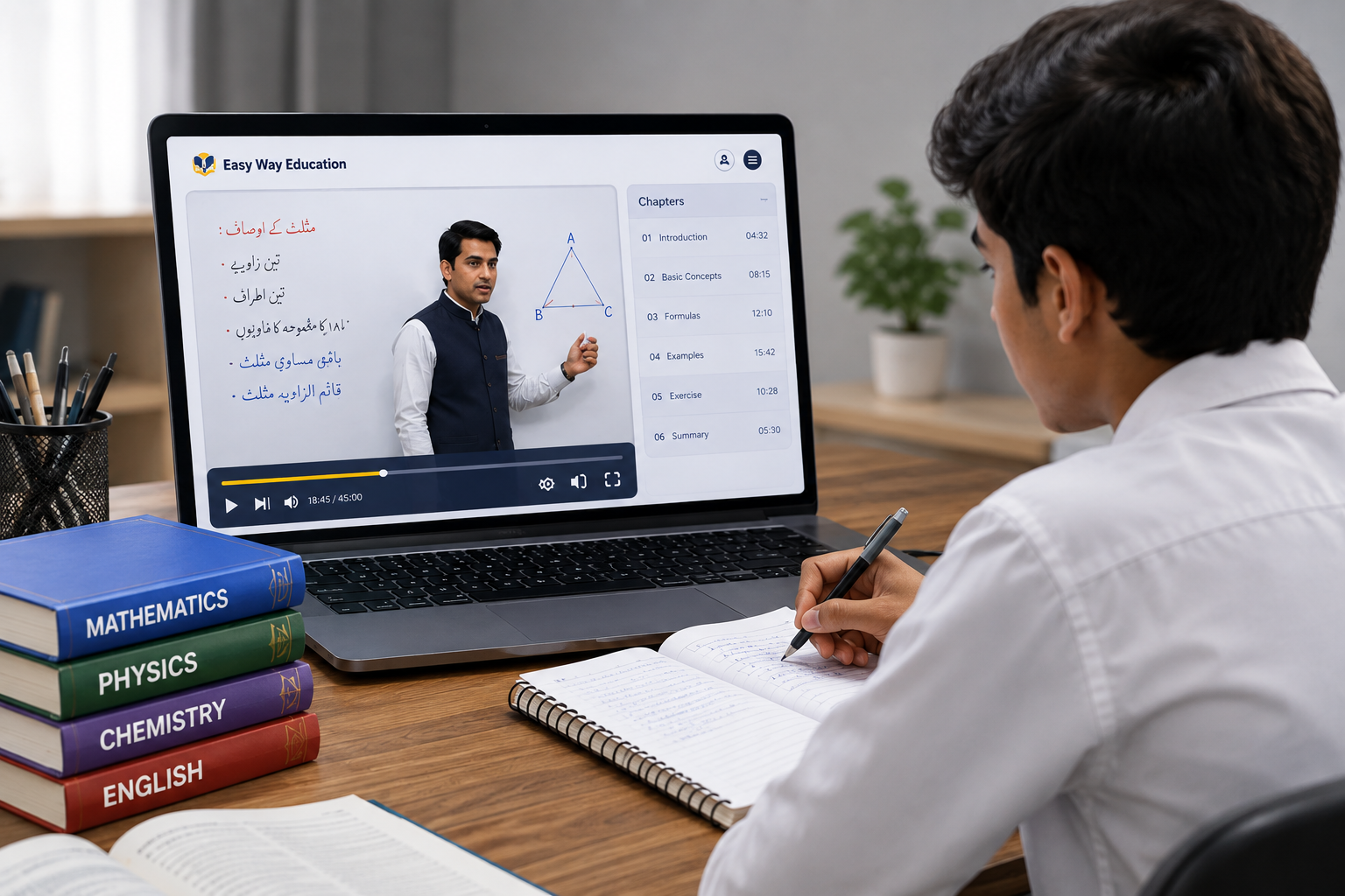 Video lectures animation